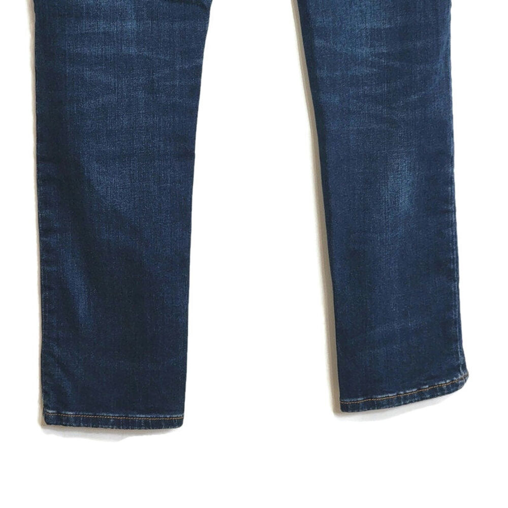 Pilcro Anthropologie Slim Boyfriend Jeans Mid Rise Straight Blue Denim Causal 27 - Picture 9 of 16